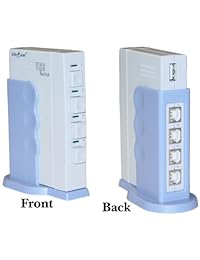CableWholesale del USB 2.0 ABCD Caja de interruptor, 4 pc a 1 dispositivo USB 2.0 (Impresora, Escáner, etc...)