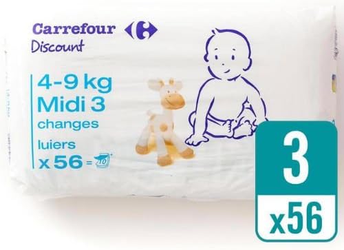 pañales carrefour talla 3