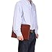 Leathario Portfolio Business Folder Padfolio A4 Writing Pad Document Organizer for Men Women Office Conference Notepad Clip Boards
