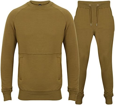 OutFit Designer New Men's Plain Round Neck Jogging Suit Full Tracksuit Stretchable Top and Bottom
