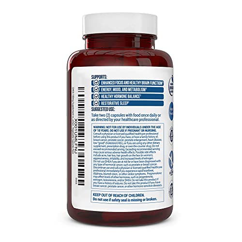 Truevantage Nutrition DHEA 100mg Supplement with Pregnenolone 60mg Supports Hormone Balance