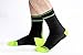 Gosuban Low Cut Compression Sock for Women and Men Plantar Fasciitis Sock Heel Ankle & Arch Support(Black,Large)