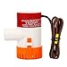 Amarine Made 1100gph 12v Boat Marine Plumbing Electric Bilge Pumps (1100gph 12v 3AMP 5AMP-Fuse 29MM ID Hose) White