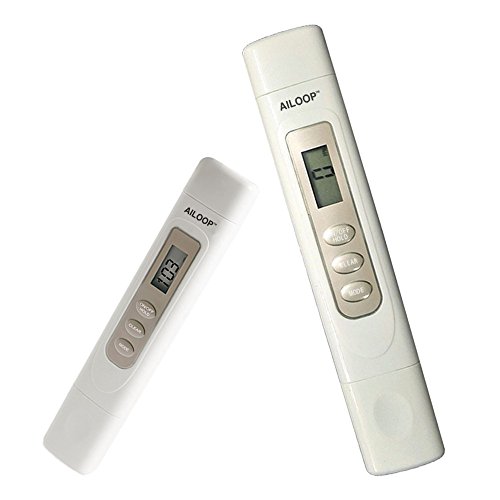 AILOOP 2-IN-1 Digital LCD TDS and Temperature Meter Tester, 0-9990 ppm Measurement Range