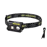 Nitecore NU25 360 Lumen Triple Output - White, Red, High CRI - Lightweight USB Rechargeable Headlamp (Black)