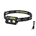 Nitecore NU25 360 Lumen Triple Output - White, Red, High CRI - Lightweight USB Rechargeable Headlamp (Black)
