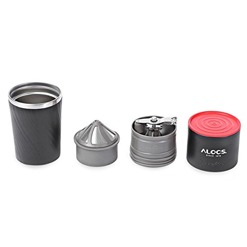 Portable Coffee Maker 4 in 1 Manual Easy Coffee Grinder Camping Tableware