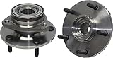 Detroit Axle - (Both) Front Wheel Hub and Bearing Assembly For - 1994-1999 Dodge Ram 1500 4x4 5-Lug [NO ABS]