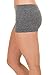 Caramel Cantina 6 Pack Nylon Spandex Plus Size Hipster Boy Short Panties (2X, Basics)