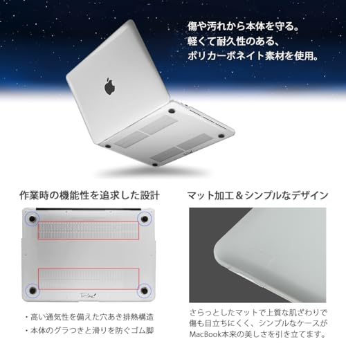 MS factory MacBook Matte Hard Shell Computer Case, Computer Cover, RMC Original Color for Apple MacBook, Air/Pro/Retina 11 12 13 15 16 inches, RMC-MBP15C-MBK, blk