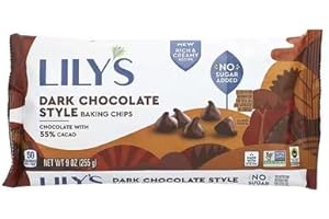 Lily's Premium Dark Baking Chocolate Chips, 9oz (Packaging may vary)
