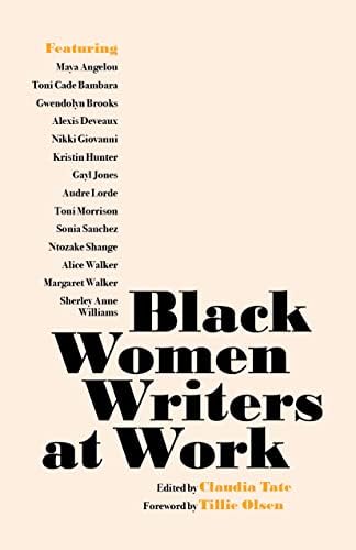洋書 Black Women Writers at Work by Tate Amazon.com: Black Women Writers at Work: 9781642598742: Tate