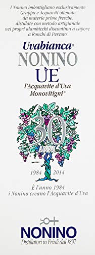 Nonino Ùe Uvabianca Acquavite D'Uva 38Prozent volume Grappa (1 x 0.35 l ) – Bild 5