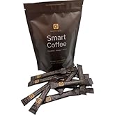Smart Coffee | Brain Boosting Nootropic Coffee | Natural Energy, Mental Clarity, Weight Support | Garcinia Cambogia, Citicoline, Green Coffee | 25 Servings