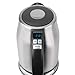Frigidaire Professional Stainless Programmable Water Kettle Cordless, 1.7-Liter