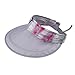 icolor Women Sun Hats UPF 50 Sun Protection Hat Summer Outdoor Neck Shield Flap Visor Hat Ponytail Hats Wide Brim Beach Hat (Gray)