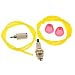 Hipa 530095646 Fuel Filter with Spark Plug Primer Bulb Fuel Line Hose Tube for Husqvarna 124 125 128 Series String Trimmer Pole Pruner Edger