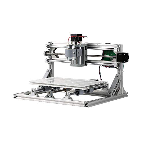 SainSmart Genmitsu CNC 3018 Router Kit GRBL Control 3 Axis Plastic Acrylic PCB PVC Wood Carving Milling Engraving Machine, XYZ Working Area 300x180x45mm