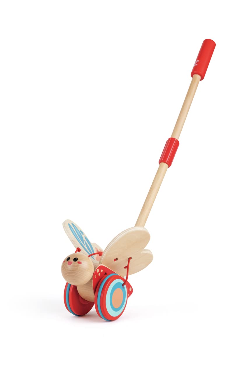 Hape Butterfly Push and Pull Wooden Toy