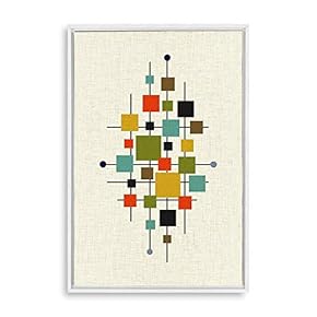 Framed Abstract Colorful Home Artwork for Living Room Bedroom