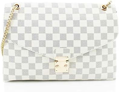 Patterned Crossbody long Chain strap Bags Faux Leather Cross Body Party bag