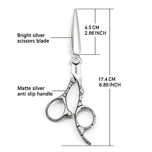 6" Hair Shears Professional Hair Scissors Japan 440C Barber Shears Hairdressing Scissors Sword Blade Non-slip handle Fashion style KINSARO