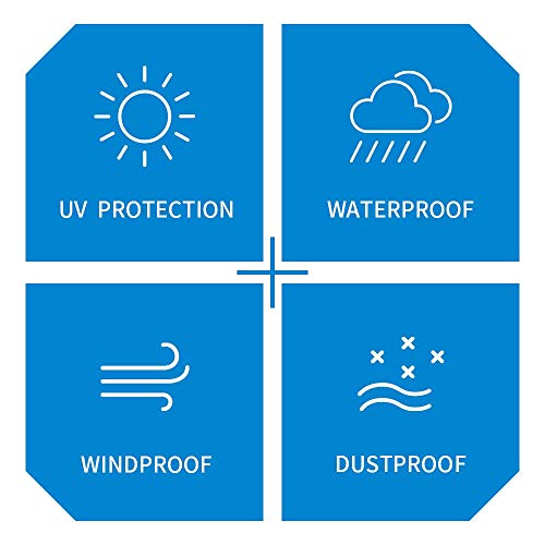 image for iCOVER Gas Grill Cover-64 inch 600D Canvas Waterproof Fade Resistant H