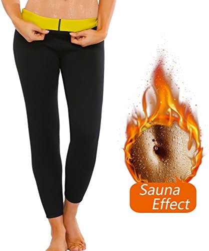 gofanmu Women Hot Thermo Slimming Sweat Sauna Pants Neoprene Yoga Legging Shaper for Weight Loss