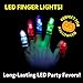 PartySticks Light Up Rings LED Finger Lights - 100pk Bulk Glow Party Favors for Kids, Flashing Glow Rings, Wearable Glow Jewelry and Glow in the Dark Party Supplies for Boys and Girls