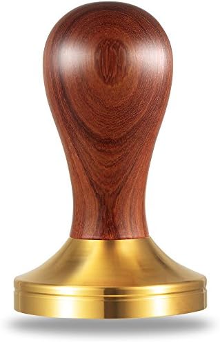 Letilio Coffee Tamper,Stamping Plate:58 mm, Planar with red Sandalwood Handle