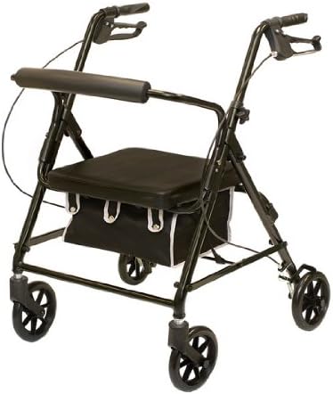 ProBasics Low Profile Aluminum Rollator with Loop Brakes (Black)
