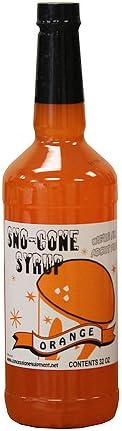 Snow Cone & Shave Ice Syrup 32oz RTU (Orange)