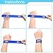 POKONBOY Slap Bracelets for Kids - 36 Pack Slap Bracelets Birthday Party Favors Supplies Carnival Prizes Christmas (Storage Bag Included)