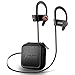 Bluetooth Headphones, Parasom A6 Wireless Sports Noise Cancellation Earphones Sweatproof Earhook Design Superb Sound with Mic For iPhone & all Android for Running Workout (Black)