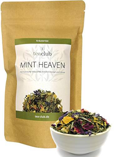 Basischer Kräutertee Lose 500g, Kräuter Tee Mischung mit Brennnessel Zitronengras Minze, Basentee Wellness-Tee, TeaClub…