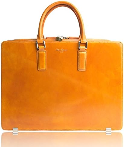 Italy ビジネスバッグ 本革 ブリーフケース イタリアンレザー 底鋲 自立 カバン ビジネス 書類