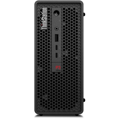 Lenovo ThinkStation P3 Ultra Small Form Factor Gen 2 Workstation: Intel Core Ultra 9 285 vPro, 128GB DDR5 6400MHz RAM, 2TB NVMe Gen 5 SSD, WiFi 7, Win 11 Pro, Mini SFF Computer AI Business PC Tower