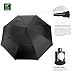 ZEKAR 54/62/68 inch Windproof Large Vented UV Protection and Classic Pongee Fabric Golf Umbrella, Double Canopy Rain Sun Oversized Stick Umbrellas Women Men