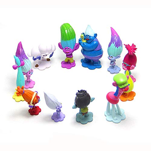 4 Evursua+12pcs+Trolls+Figures+Toppers