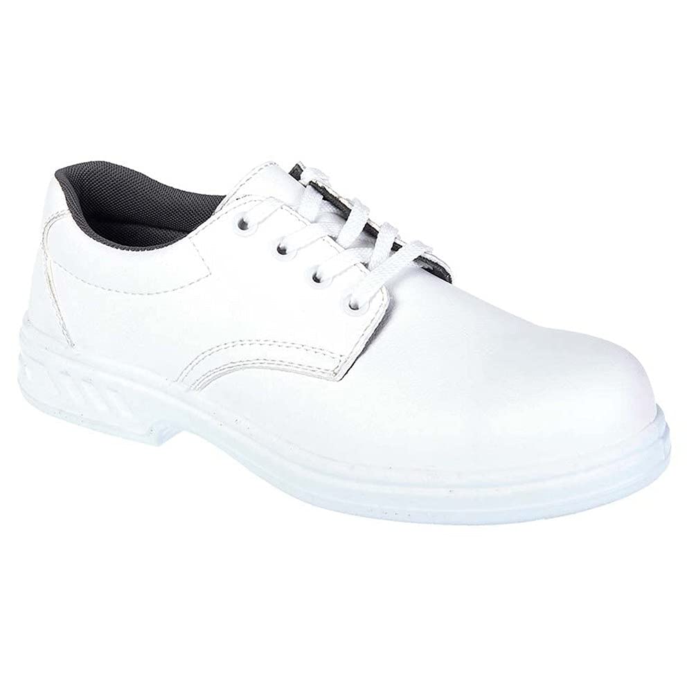 Portwest FW80 Water Resistant Steelite Laced Safety Shoe S2 White, 36