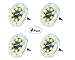 Solar Powered Ground Lights,LED Solar Path Lights Outdoor Waterproof Garden Landscape Spike Lighting for Yard Driveway Lawn Pathway Walkway Disk Lights (Warm White)