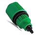 BeGrit Garden Hose Pipe One Way Adapter Tap Connector Fitting for Irrigation 2-Pack