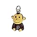 Hand Painted 3-D Cute Sitting Monkey Charm 22mm Lightweight (1)