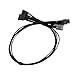 EVGA Black G2/P2/T2 Power Supply Cable Set, Individually Sleeved (100-CK-1300-B9)