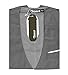 Zicac Mens Top Designed Casual Slim Fit Skinny Dress Vest Waistcoat Gray