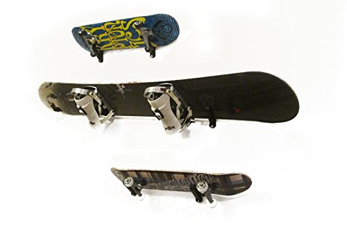 ZaZaTool NEW Skateboard Snowboard Ski Tool Garage Wall Rack Storage Display Mount Holder