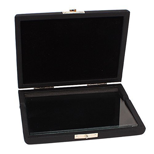365invent Soprano/Alto/Tenor Saxophone Reed Case Clarinet Reed Case for 6pcs Reeds Internal Glass Pane Black - Thumbnail 4