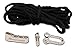 RANGERBOY Cobra Braid Paracord Survival Bracelet, with Stainless Steel Shackle Adjustable Size Fits 7
