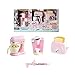 PlayGo Pretend Play Gourmet Kitchen Appliance Set - Single Serve Coffee Maker, Mixer & Toaster, 3 Piece (Pink)