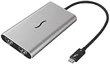 Sonnet Thunderbolt 3 to Dual HDMI Adapter- 4K 60Hz - Mac and Windows Compatible